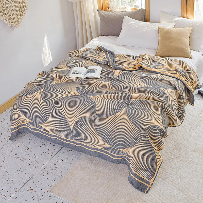 Luxurious Cotton Coverlet Blanket