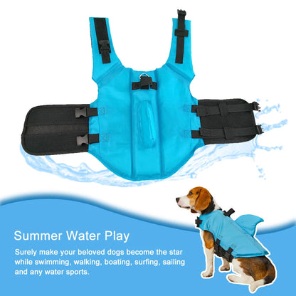 Enhanced Shark Dog Life Jacket