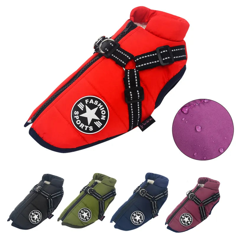 Pet Waterproof Jacket Harness