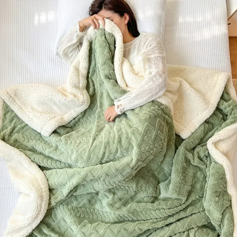 Air Conditioning Soft Woolen Blanket