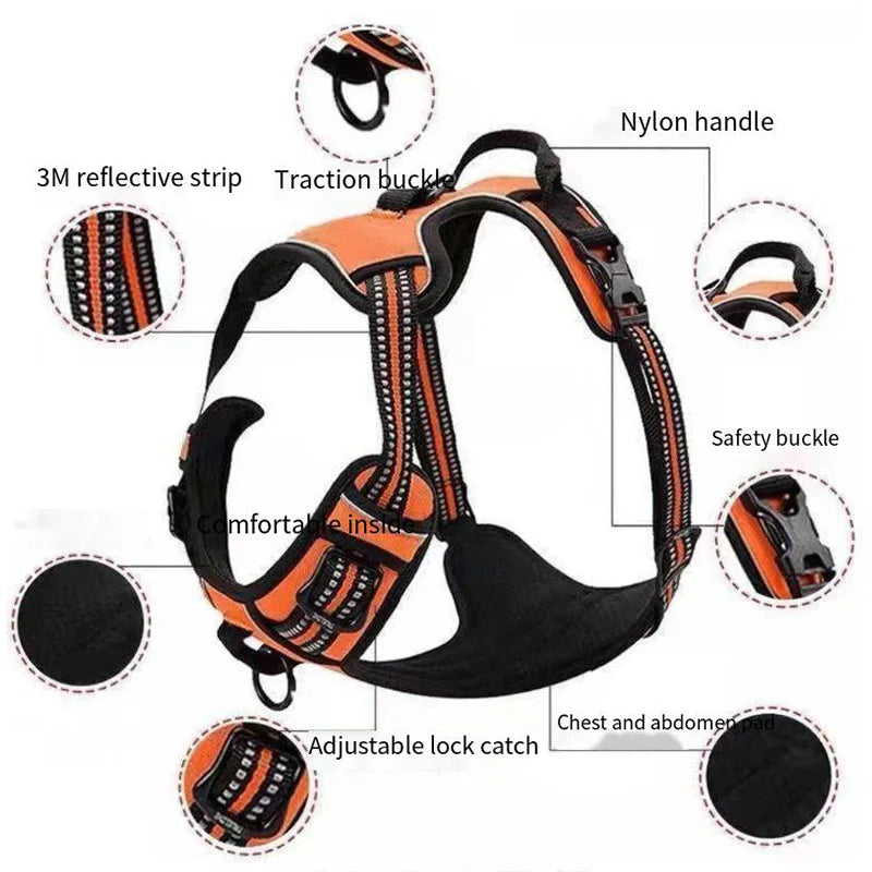 Breathable Reflective Dog Harness