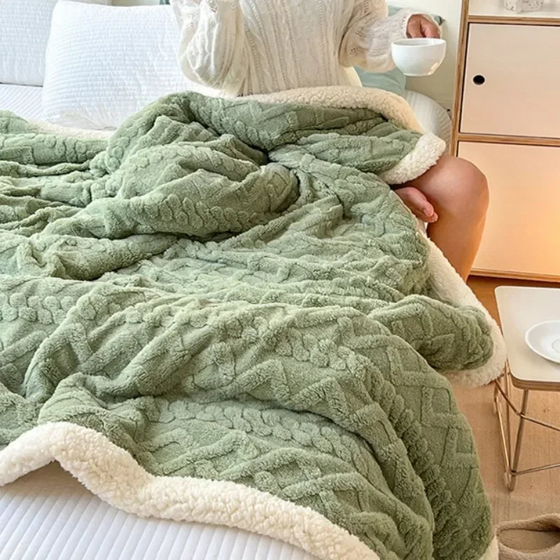 Air Conditioning Soft Woolen Blanket