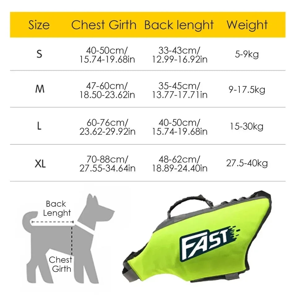 Pet Swimming Life Safety Vest