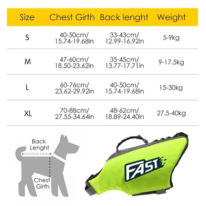 Pet Swimming Life Safety Vest